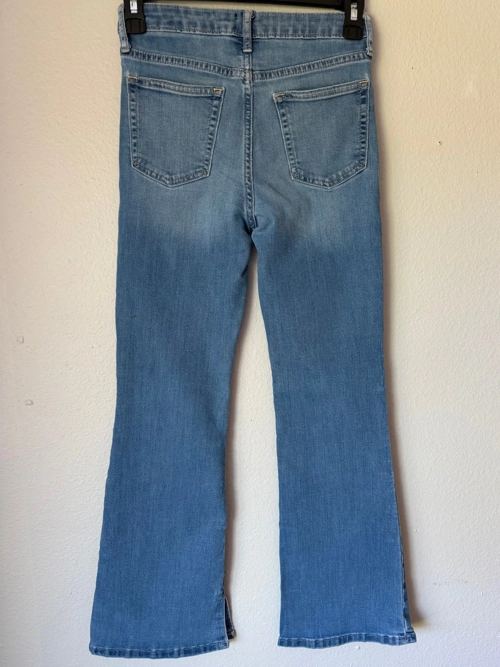GAP Medium Blue 70’s Flare Girls Jeans Adjustable Waist, Back to School, Size 12